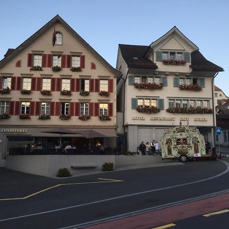 Cafe-Conditorei Hotel Huber Lichtensteig Eksteriør bilde